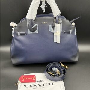 Coach Soft Empire Carryall Bag 40 Color Dark Navy New